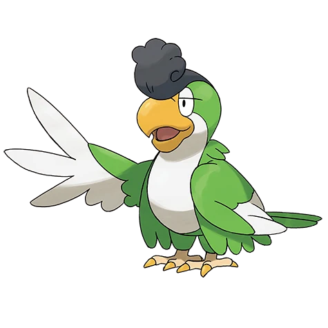 Squawkabilly Green Plumage